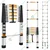 TROLIFT 10.5 Feet (3.2 meter) 11 Steps Aluminium Telescopic Ladder, 150 kg Load Caapcity