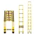 TROLIFT (GALT-FRP45) 4.5 meter/15 feet 11 Steps Fiberglass Telescopic Ladder, 150 kg Load Capacity