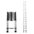 TROLIFT 15 Feet (4.4 meter) 15 Steps Aluminium Telescopic Ladder, 150 kg Load Capacity