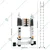 TROLIFT 22 Feet (6.6 meter) 16 Steps 2-in-1 Double Aluminium Telescopic Ladder, 150 kg Load Capacity