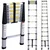 TROLIFT 23.6 Feet (7.2 meter) 16 Steps Aluminium Telescopic Ladder, 150 kg Load Capacity