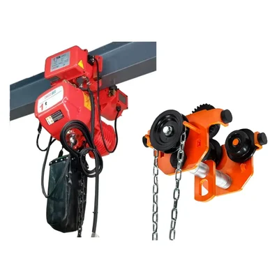 Crossbee 1 Ton 6 Meter Lift Electric Chain Hoist With Manual Trolley (1 Year Warranty) 