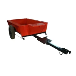 SPRAYMAN Trolley Attachment with Car Tyre for 7 to 12 HP Center & Back Rotary Power Weeder