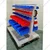 Suwas Trolley 8-10 Kg Load Capacity Per Shelf Powder Coated Bin Handling Trolley With HDPE Bins (SU-BST-002-1)