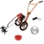 Heavy Duty Petrol Grass Cutter with 4 Stroke 35CC Engine with Round Tiller Attachment