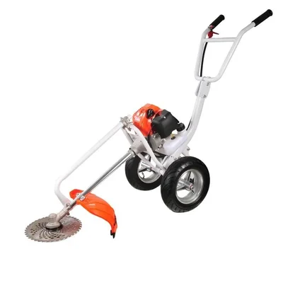 Orezen Premium Quality 2 Stroke 52 CC Trolley Type Brush Cutter / Grass Cutter Machine