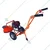 Latson LT-WBC-35, 4 Stroke 35cc Trolley Type Brush Cutter Machine with 1 Year Warranty