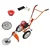 Heavy Duty 4 Stroke 35 CC Hand Push / Trolley Grass Cutter Machine With Accessories