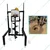 MECSTROKE 63-cc, 2-stroke Trolley Type Earth Auger / Post hole digger Machine with 10 inch Auger Bit