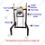 MECSTROKE 2 HP, 63 cc Trolley Type Earth Auger / Post hole digger Machine without Auger Bit