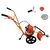 GRAMSTRONG  Push / Trolley Type Grass Cutter with Powerful 2 Stroke 52CC Engine For Grass & Weed Cutting