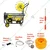 Kisankraft Trolley Type HTP Sprayer Set KK-PSP-202T, With 4 Stroke 163 CC Engine and 50 meter Hose Pipe 