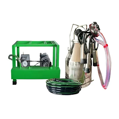 Heavy Duty (Model: GMM-250) Single Bucket 25L Milking Machine With 0.5 HP Marathon Motor, 250 LPM Pump