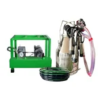 Heavy Duty (Model: GMM-250) Single Bucket 25L Milking Machine With 0.5 HP Marathon Motor, 250 LPM Pump