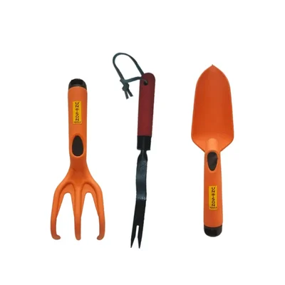 Unison Garden Trio : Cultivator, Trowel, Flat Weeder - 3 Hand Tools for Planting and Soil Work 