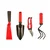 Jaiveer Set of 4 Garden Tools - Khurpi, Trowel, Shears and Cultivator | Used for Effective Gardening