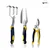 Jaiveer Combo of 3 Garden Tools - Stainless Steel Hand Pruner, Cast Aluminum Hand Rake and Trowel