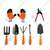 AGT Garden Tools Combo Kit of 5 Tools Trowel Set, a Double-Cut Garden Cutter, and Gardening Gloves (7 Tools)