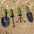 Jaiveer Set of 4 Garden Tools - Trowel, Transplanter, Cultivator and Weeder | Used for Effective Gardening