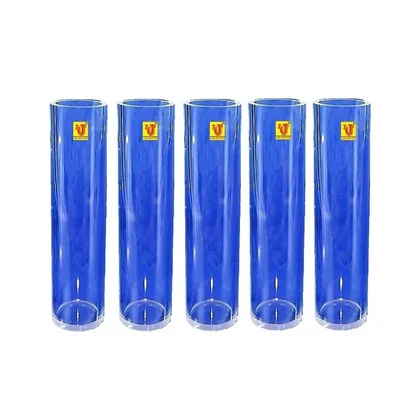 Set of 5 Pcs Colorimeter 3.5 ml Stand Type Test Tubes For Photo Colorimeter With Plastic Box