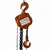 TUFLIFT 1 Ton Single Fall VT Series Chain Pulley Block, 8 mm Load Chain Diameter(Chain Length-3 meters)