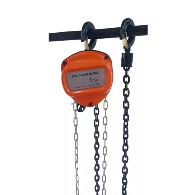TUFLIFT 1 Ton Single Fall HSC Type Chain Pulley Block, 6 mm Load Chain Diameter(Chain Length-3 meter)