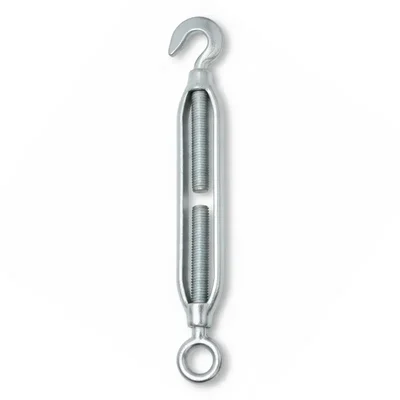 TUFLIFT 24 mm JIS Frame Eye to Hook Mild Steel Galvanized Turnbuckle(Pack-1 pc)