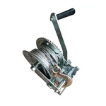 TUFLIFT 800 lbs Manual Hand Winch With 8-Meter, 4 mm Galvanized Wire Rope And Eye Hook