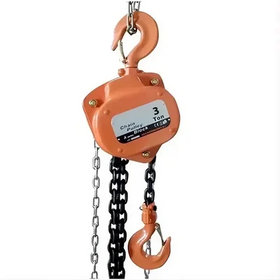 TUFLIFT 3 Ton Single Fall VT Series Chain Pulley Block, 8 mm Load Chain Diameter(Chain Length-3 meter)