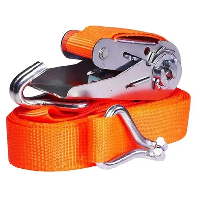 TUFLIFT 5 Ton 10 Meter 25 mm Polyester Ratchet Cargo Lashing Belt