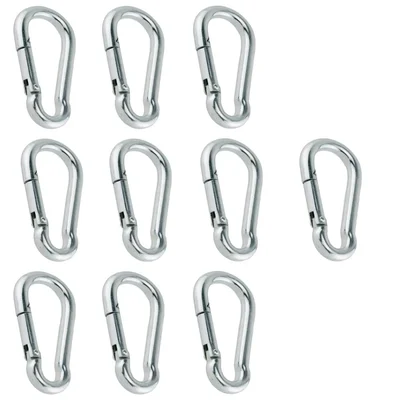 TUFLIFT 6 x 60 mm Galvanized Steel Snap Hook(Pack-10 pcs)
