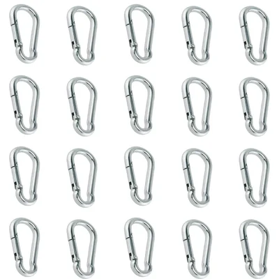 TUFLIFT 7 x 70 mm Galvanized Steel Snap Hook(Pack-20 pcs)