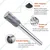 TOTAL 6 mm Tungsten Carbide Rotary Burrs (TAKC1002)