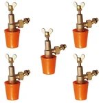 Made in India 61mm Turbin Ceramic Nozzle With Connector For Turbin Spray Gun, Adjustable Htp Nozzle for Boom Sprayer