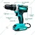 Turbo 21 V 10mm Cordless Drill Machine With Tool Kit Box, 1300 RPM
