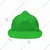 Gravitech Pack of 1, 4, 20 Green HDPE Safety Helmet with Ratchet Type Adjustment for Industrial Use (STRONG CAP-R)(Pack-1 pc)