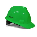 Gravitech Pack of 1, 4, 20 Green HDPE Safety Helmet with Ratchet Type Adjustment for Industrial Use (STRONG CAP-R)