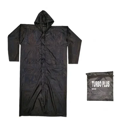 Premium Quality Turbo Plus 220 GSM Waterproof Chemical Resistant Long Raincoat