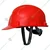 Turbo 5 Pcs Red Colour Ratchet Safety Helmet - HDPE Material, Free Size for Industrial Uses