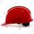Turbo 5 Pcs Red Colour Ratchet Safety Helmet - HDPE Material, Free Size for Industrial Uses