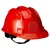 Turbo Red Colour Ratchet Safety Helmet - HDPE Material, Free Size for Industrial Uses