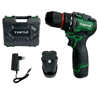 Turtle Gold 10 mm 18V Metal Chuck Cordless Screw Driver Drill With Battery & Charger (ST-762S)