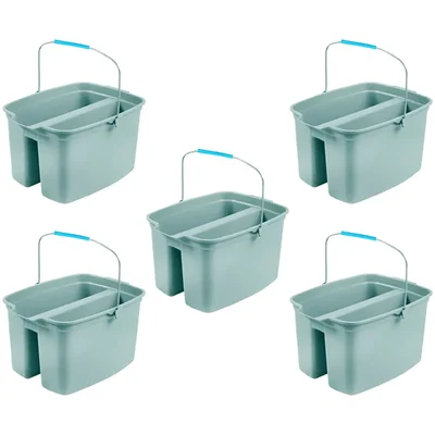 Surie Polex Twin Bucket For Carrying Cleaning Items (Pack of 5 Pcs)