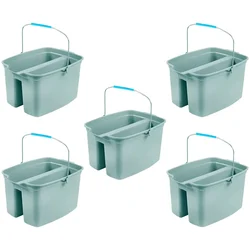 Surie Polex Twin Bucket For Carrying Cleaning Items (Pack of 5 Pcs)