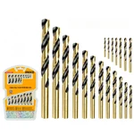 Ingco 19 Pcs 1mm-10mm HSS Twist Drill Bit Set Suitable for Drilling Into Metal, Wood & Plastic (AKDB9190)