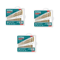 Total 12pcs HSS Twist Drill Bit Set (TACSD0125) - Pack of 3