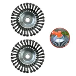 Heavy Duty 8 inch Twisted Wire Trimmer Attachment for Petrol Brush Cutter