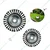 Heavy Duty 6 inch & 8 inch Twisted Wire Trimmer Attachment Combo for Petrol Brush Cutter