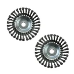 Heavy Duty 6 Inch (15 cm) Twisted Wire Trimmer Attachment for All Types of Petrol Brush Cutter