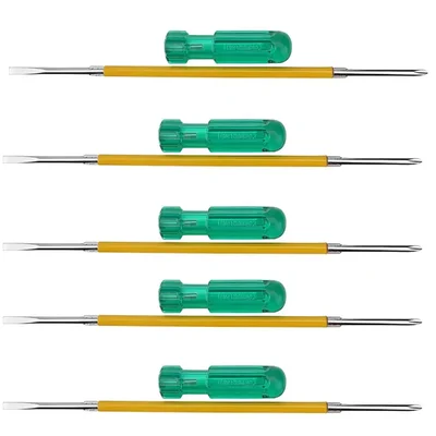 De Neers 300 mm x 6 mm Screw Drivers Two in One DN-9012 - Pack of 5